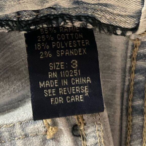 Angels Jrs Low Rise Boot Cut Flared Jeans - Picture 4 of 4